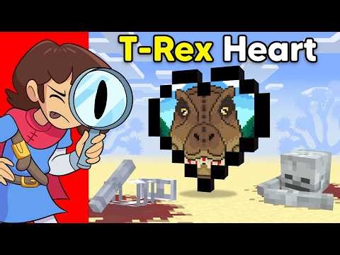 Minecraft But There's Dinosaur Hearts