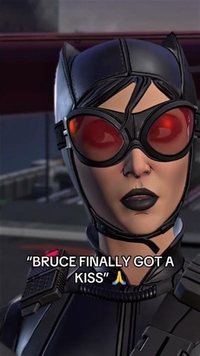 BATMAN AND CATWOMAN FINALLY KISS! #batman #telltalegames #fyp #shorts