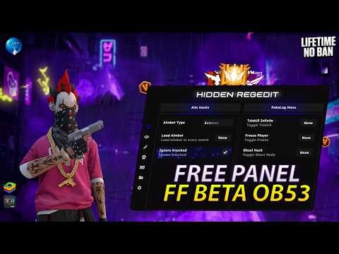 NEW PC PANEL UPDATED OB53💻 PANEL FOR FREE AIMBOT FREE FIRE 🎯 SNIPER AIMBOT | 100% SAFE AND ANTIBAN ✅