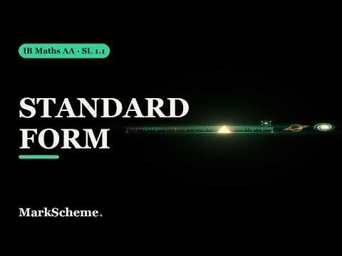 Standard Form (Scientific Notation), Explained Visually [IB Maths AA SL/HL — 1.1]