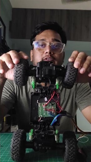 Autonomus space treasure hunter #diy #arduinoproject #esp32