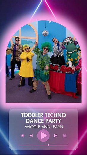The Wiggles on Instagram: "Toddler Techno Dance Party is here! Get your little ones moving with The Wiggles and DJ Dorothy for a fun, high-energy dance party! 🪩✨ Watch it now on YouTube and let the learning and dancing begin! 💃🕺 #TheWiggles #WiggleAndLearn #ToddlerTechno"