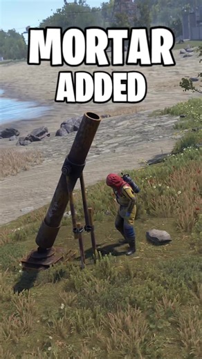 The mortar has finally been added to the game rust #rust #bestrust #rustgame