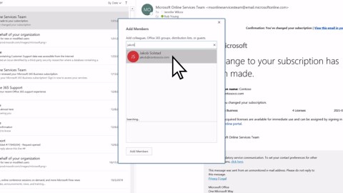 Erstellen einer Gruppe in Outlook