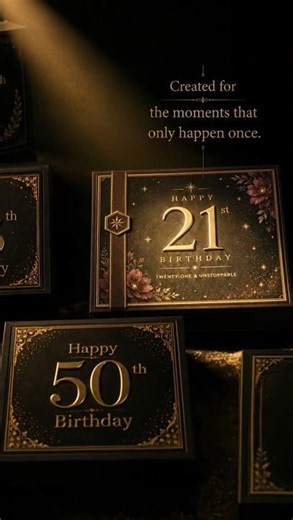 Milestone Birthdays Deserve More | Animated Birthday Cards