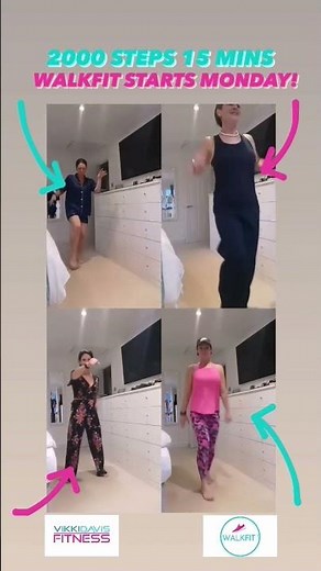 WalkFit Challenge - 2000 Steps In 15 Mins Starting Monday 26th Feb #walkfit #walkingexercise #getfit