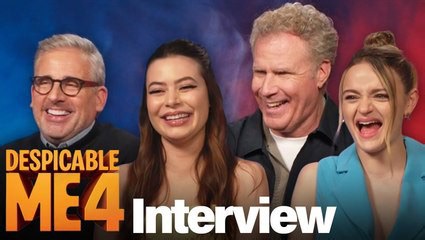 'Despicable Me 4' Interviews With Steve Carell, Will Ferrell, Joey King and Miranda Cosgrove