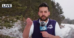 "Weatherman" has hilarious meltdown on air