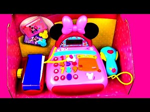 Minnie Mouse Lets Go Shopping Bowtique Electronic Cash Register Mickey Mouse Clubhouse Toy FluffyJet