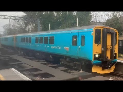 Class 153 network rail inspection train at Kensal Rise station