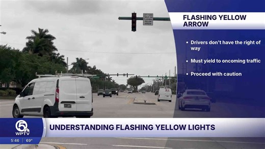 Understanding flashing yellow lights