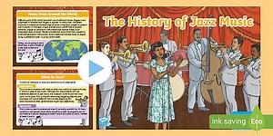 KS2 The History of Jazz Music PowerPoint
