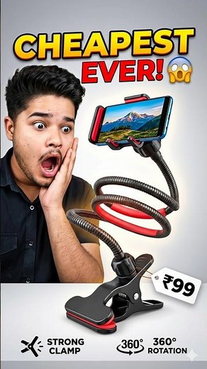 Best Gadget for Students! 😱 360° Lazy Mobile Stand
