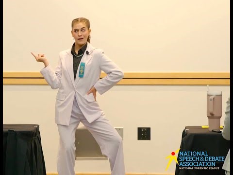 NSDA Middle School Nationals - Humorous Interpretation - 2024