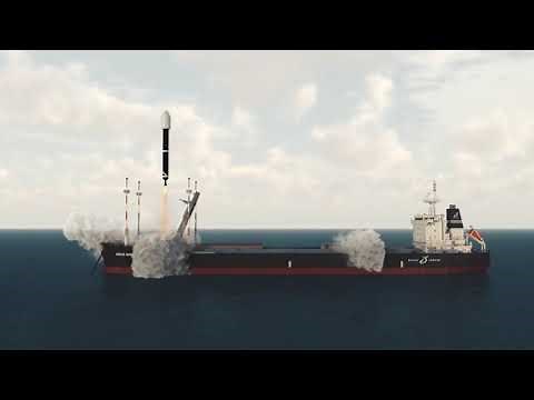 See Black Arrow rocket's sea launch in CGI animation