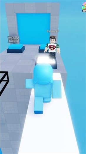 Pocoyo helps Roblox Kid finish Teamwork Obby #roblox #shorts