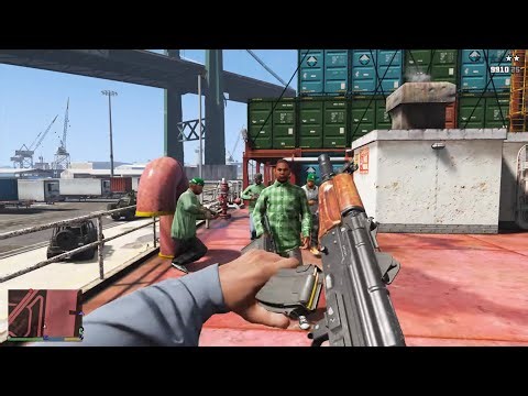 GTA 5 - Grove Street Storms Merryweather Ship + Ten Star Escape