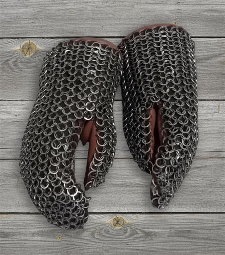 9mm Riveted Mild Steel Chainmail Gloves : Ren Faire LARP Costume - Etsy Australia