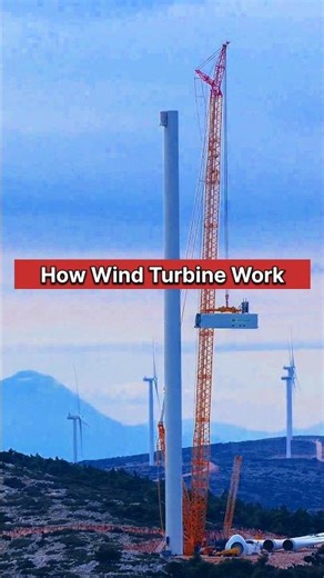 How To Wind Turbine Work | Wind Energy Convert To Electricity #windturbine #turbineblade #turbine