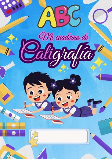 Carátula para Cuaderno de Caligrafía para Imprimir