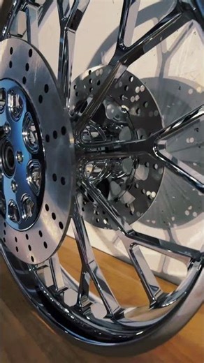 RC components wheels and rotors for the bagger build! #explore #bagger #harley #rccomponents