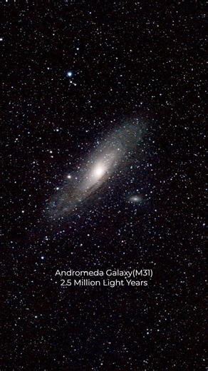25 Million Light Years Away Andromeda Galaxy Captured Through My Telescope #astrophotography #astro