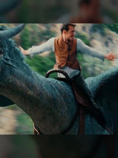 Eragon's First Ride on Saphira | Epic Dragon Flight #shorts