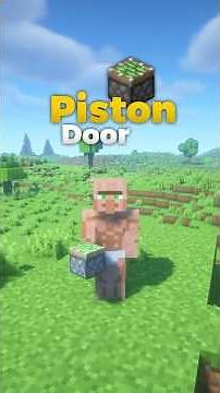 Hidden Piston Door in the Floor | Minecraft Tutorial