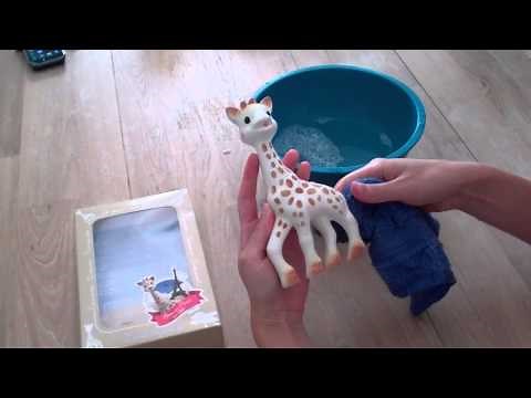 How to Clean Sophie the Giraffe