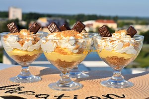 Kremšnite iz čaše brzi recept bez pečenja | Sašina kuhinja