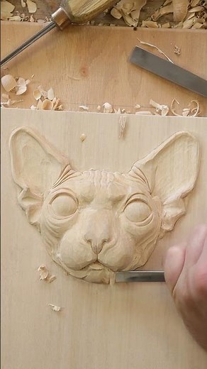 Sphinx. Wood carving, Pyrography #woodworking