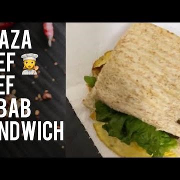 ||Beef Kebab sandwich Homemade ||FULL RECIPE || by ABAZA’S 👩‍🍳 ||