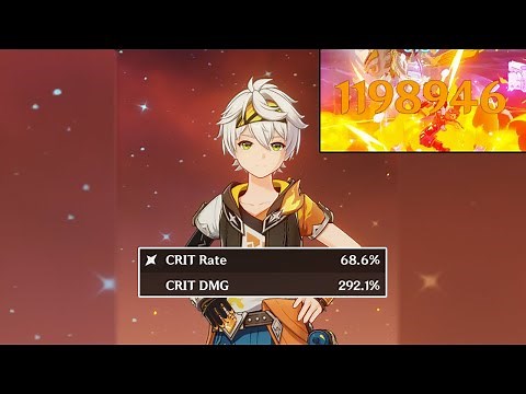 Bennett NEW Look with DPS Build // Genshin impact