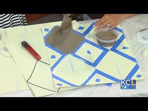 KCL - How to create a harlequin pattern on walls or furniture