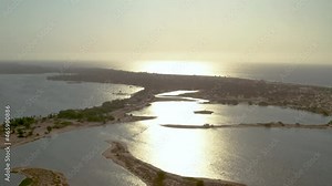 flying over mussulo island, Angola, Africa 29