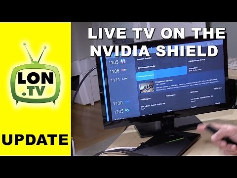 Nvidia Shield Android TV - Watching Live TV with Live Channels with HDHomerun