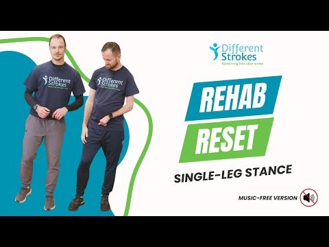 Rehab Reset Single-Leg Stance (with Support) – Improve Balance & Leg Strength - Without Music