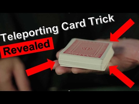 Super Easy Card Trick Tutorial: HOW TO TELEPORT CARDS!!!