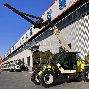 [Hot Item] Tele35 Telehandler Telescopic Forklift with Hook and Bucket Attachment