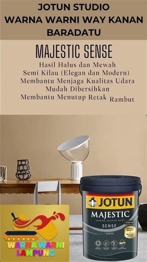 Rahasia Dinding Mahal : Jotun Majestic Pure Colour dan Majestic Sense | Jotun Studio Waykanan