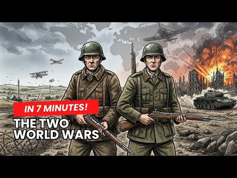 The Two World Wars Explained in Minutes – Causes, Events & Global Impact