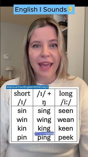 Short vs long “i” made simple 👇Practice these and sound more natural in English!
