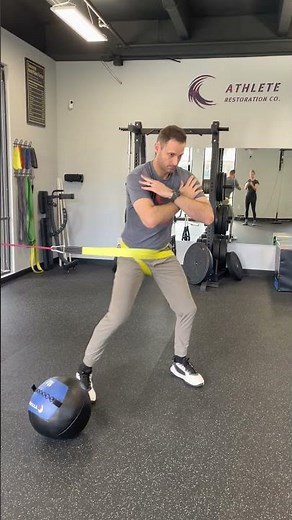 3D strap hip rotation separation exercises