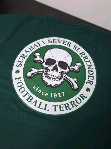 Kaos Football Terror Surabaya ☠️ #surabayafootball #surabayaculture #persebaya #kaosbonek #xyzabc