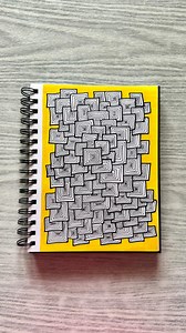 Try this simple pattern drawing 💛🖤 #arttherapy #patterns #easyart #creative #fblifestyle | Indureka