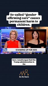 Do No Harm patient ambassador @chooocole speaks with @ingrahamangle about how @potus is supporting children by pushing back against harmful, gender treatments. #donoharm #stoptheharm #genderdysphoria #foxnews | Do No Harm Medicine