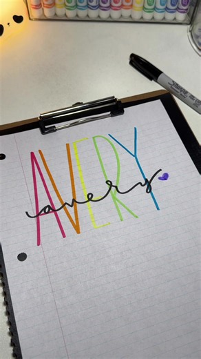 How to Write Avery: Name Lettering & Request Tips