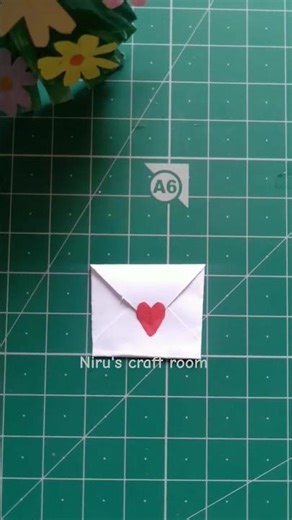 Don’t blink 👀 Easy mini envelope DIY💌 #shorts #shortsfeed #fyp #craft #envelope #papercraft #easy