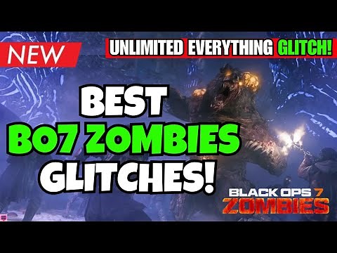 BEST WORKING BO7 ZOMBIES GLITCHES! EASY XP, UNLIMITED GOBBLEGUMS & GODMODE GLITCH! BLACK OPS 7 BETA