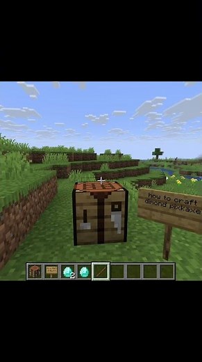 GUIDE: How to craft a Diamond Pickaxe